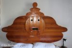 Particolare del letto della Stanza bocca della Verità