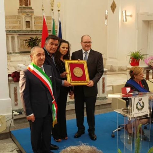 Mazzarino – La visita del principe Alberto II di Monaco