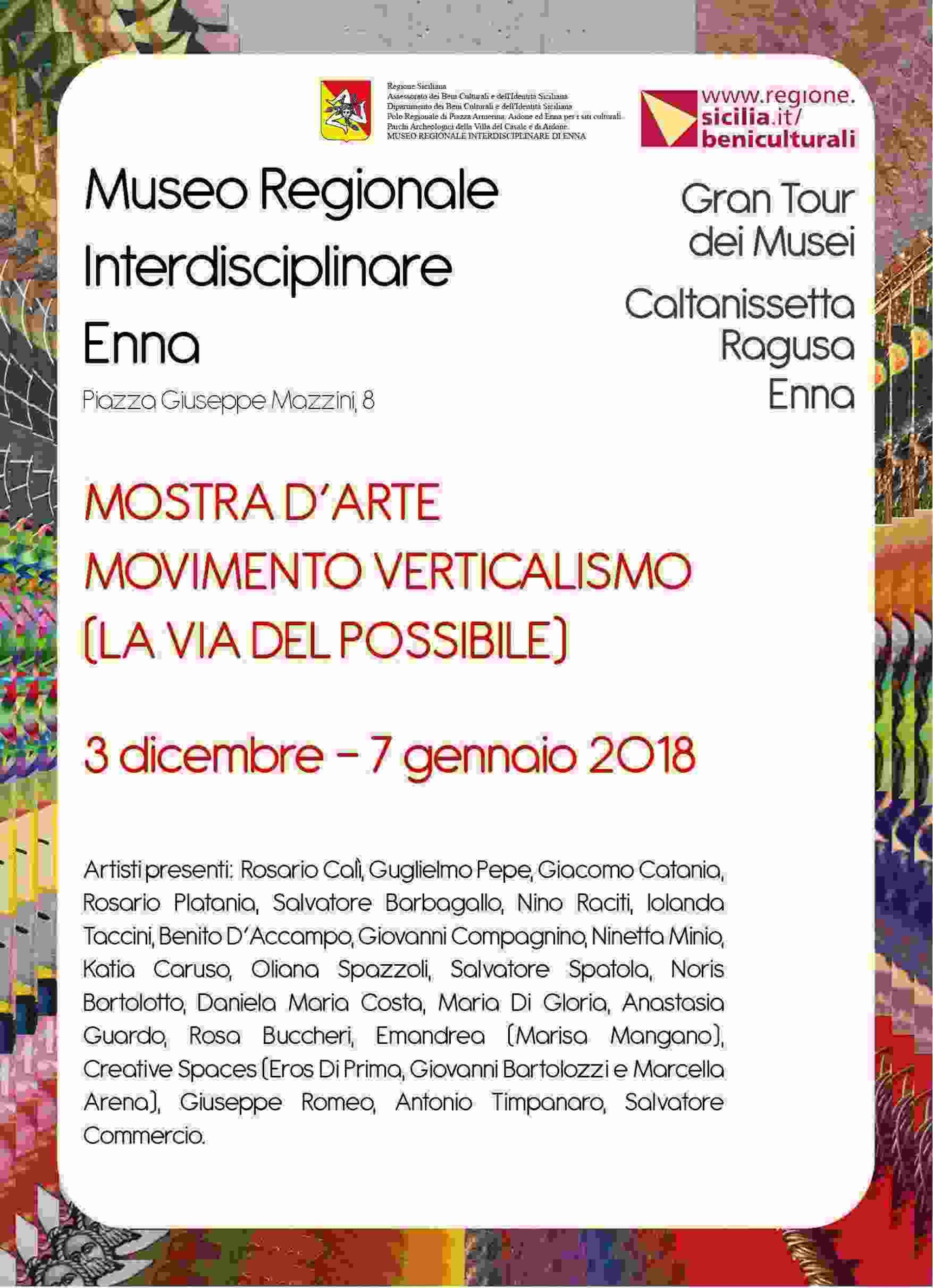 Movimento Verticalismo al Museo di Enna