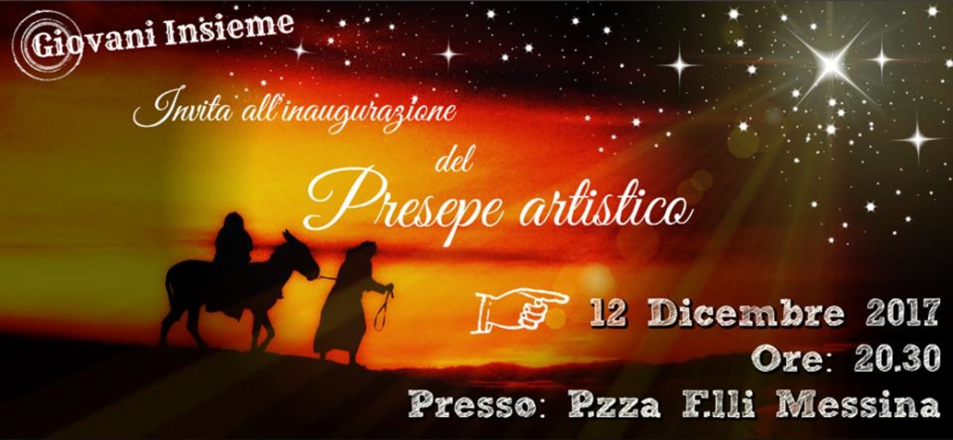 Presepe Artistico a cura del Gruppo “Giovani Insieme”