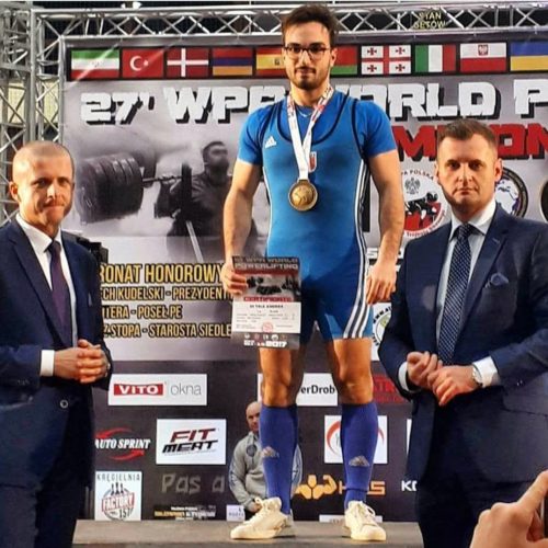 Pietraperzia. Andrea Di Trio campione del mondo per sollevamento pesi