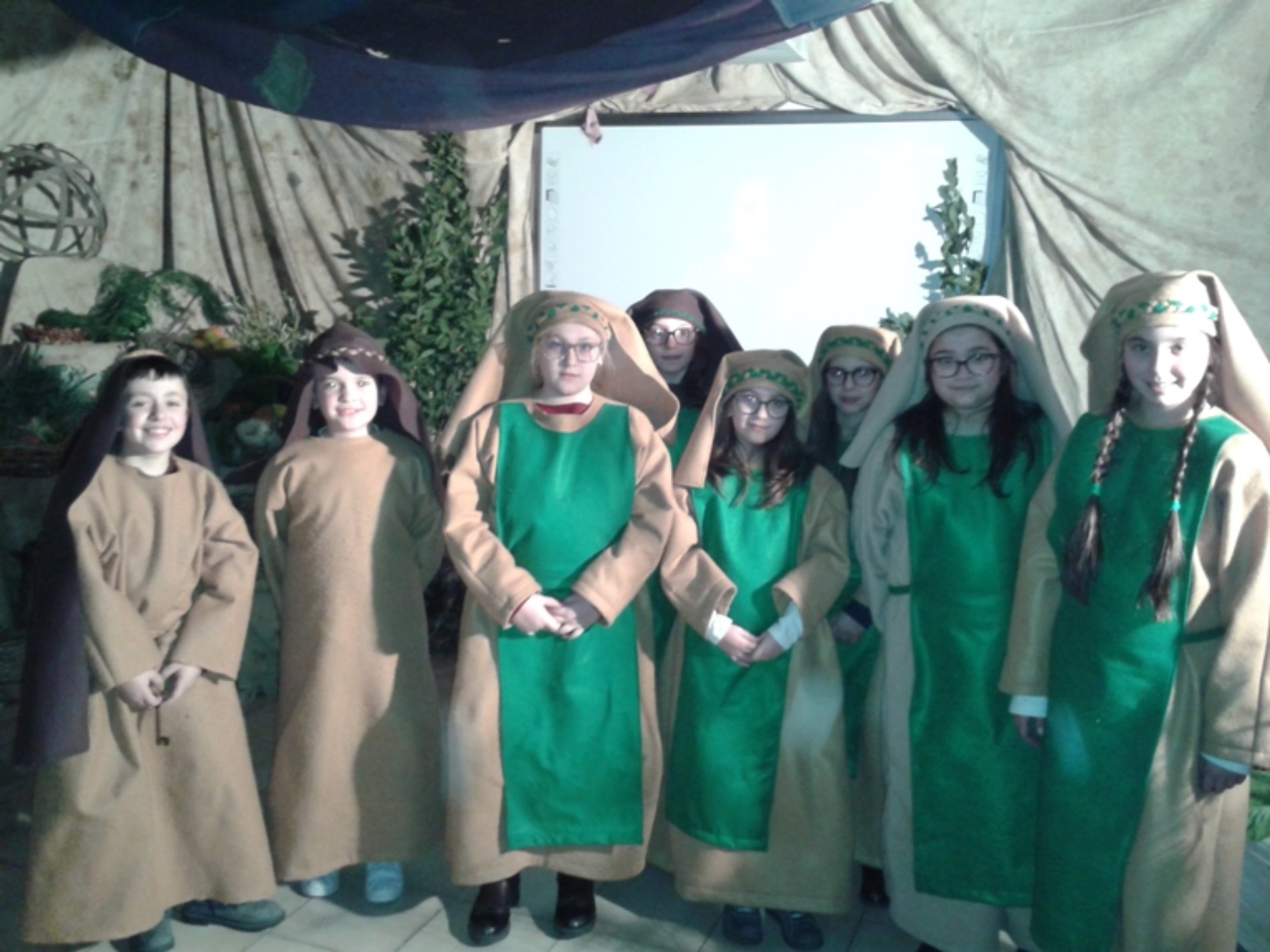 Pietraperzia. Presepe vivente con 150 alunni all’ Istituto Comprensivo “Vincenzo Guarnaccia