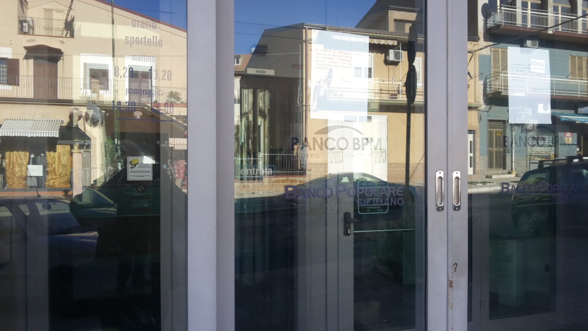 Chiude il Banco Popolare Siciliano, tesoreria comunale