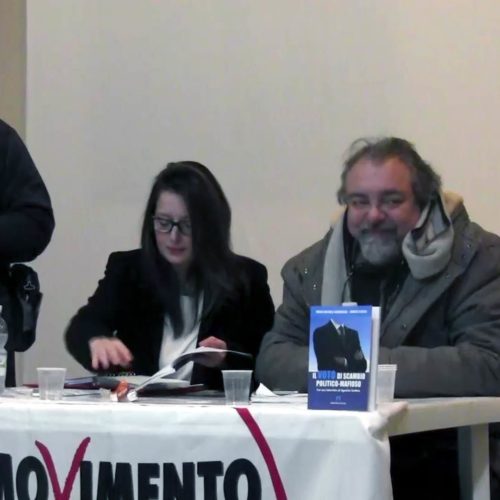 Video / Il volume “Voto di scambio politico-mafioso” di Giarrusso presentato a Barrafranca