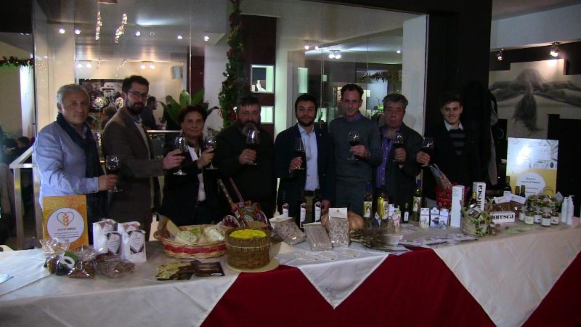 Video / Gusto e Arte al ristorante Blancò con la promozione della cesta natalizia