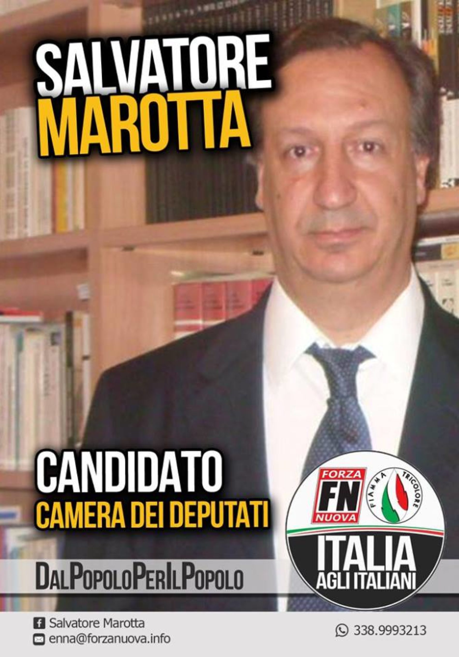 Barrafranca. Salvatore Marotta candidato alla Camera dei Deputati