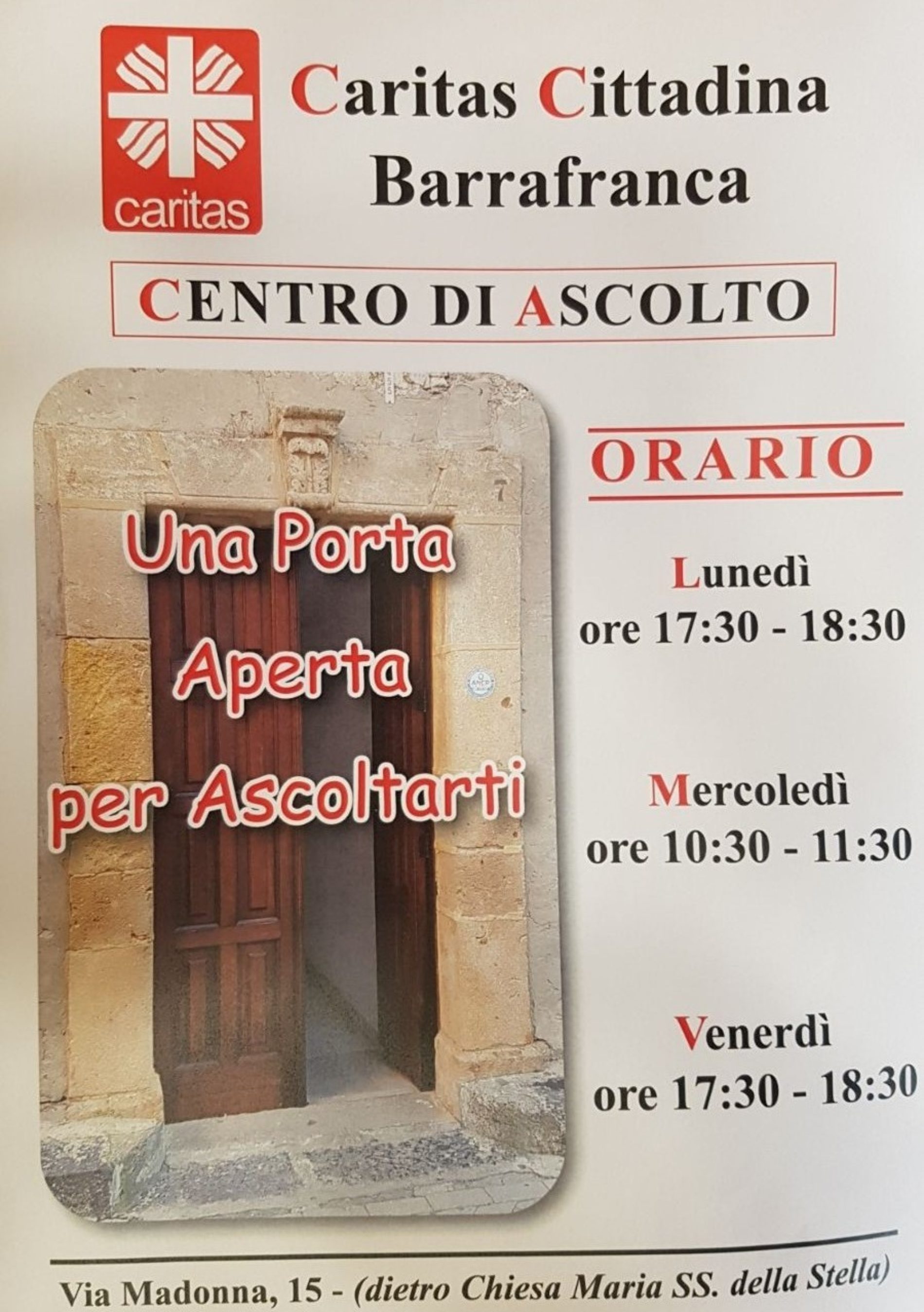 Barrafranca. Inaugurazione del nuovo centro di ascolto