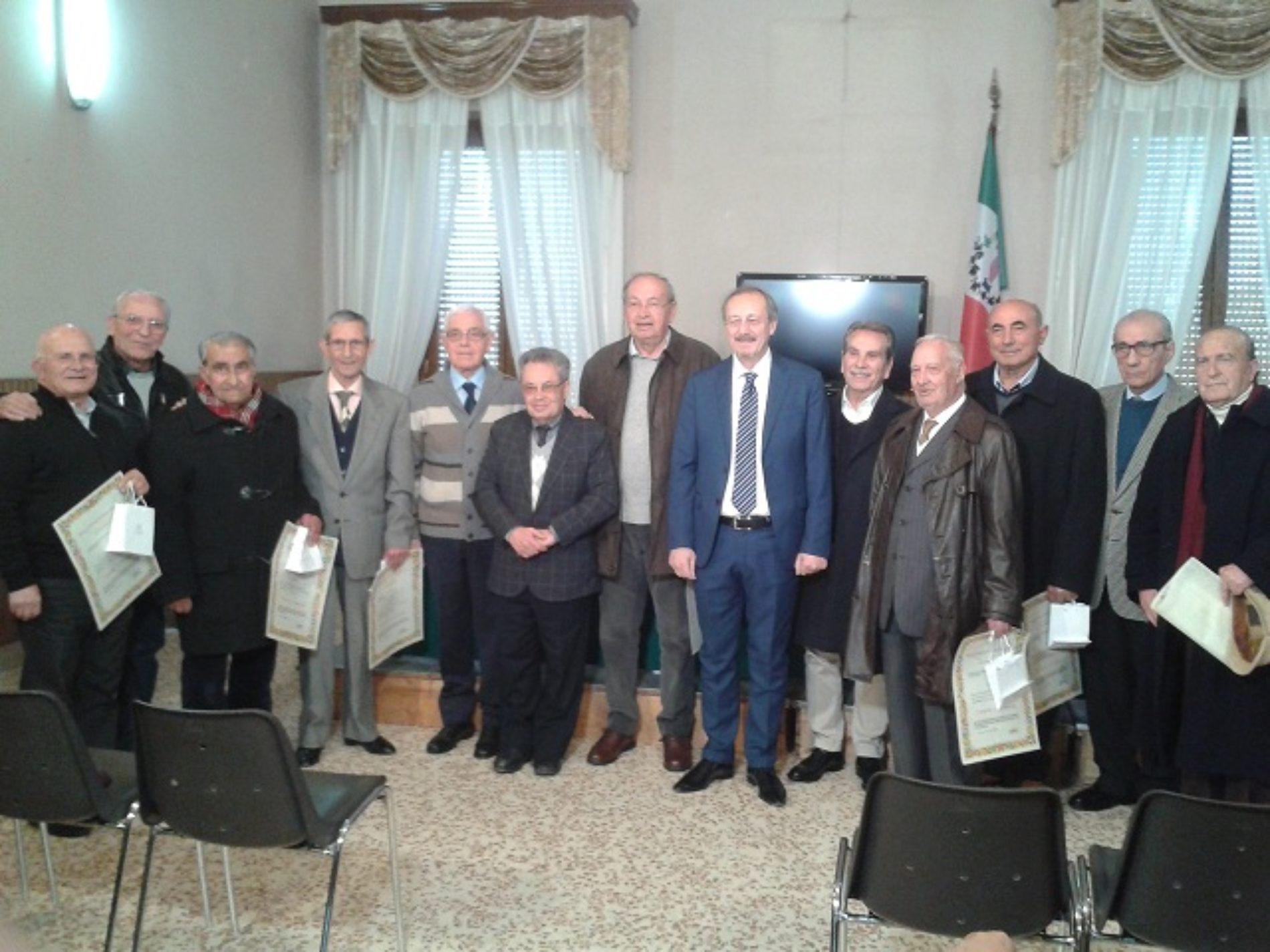 Pietraperzia. Nuovi soci benemeriti alla “Regina Margherita”. Sono iscritti al sodalizio da 50 o più anni