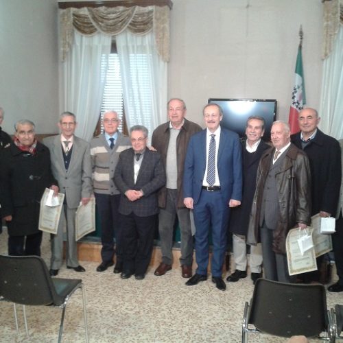 Pietraperzia. Nuovi soci benemeriti alla “Regina Margherita”. Sono iscritti al sodalizio da 50 o più anni