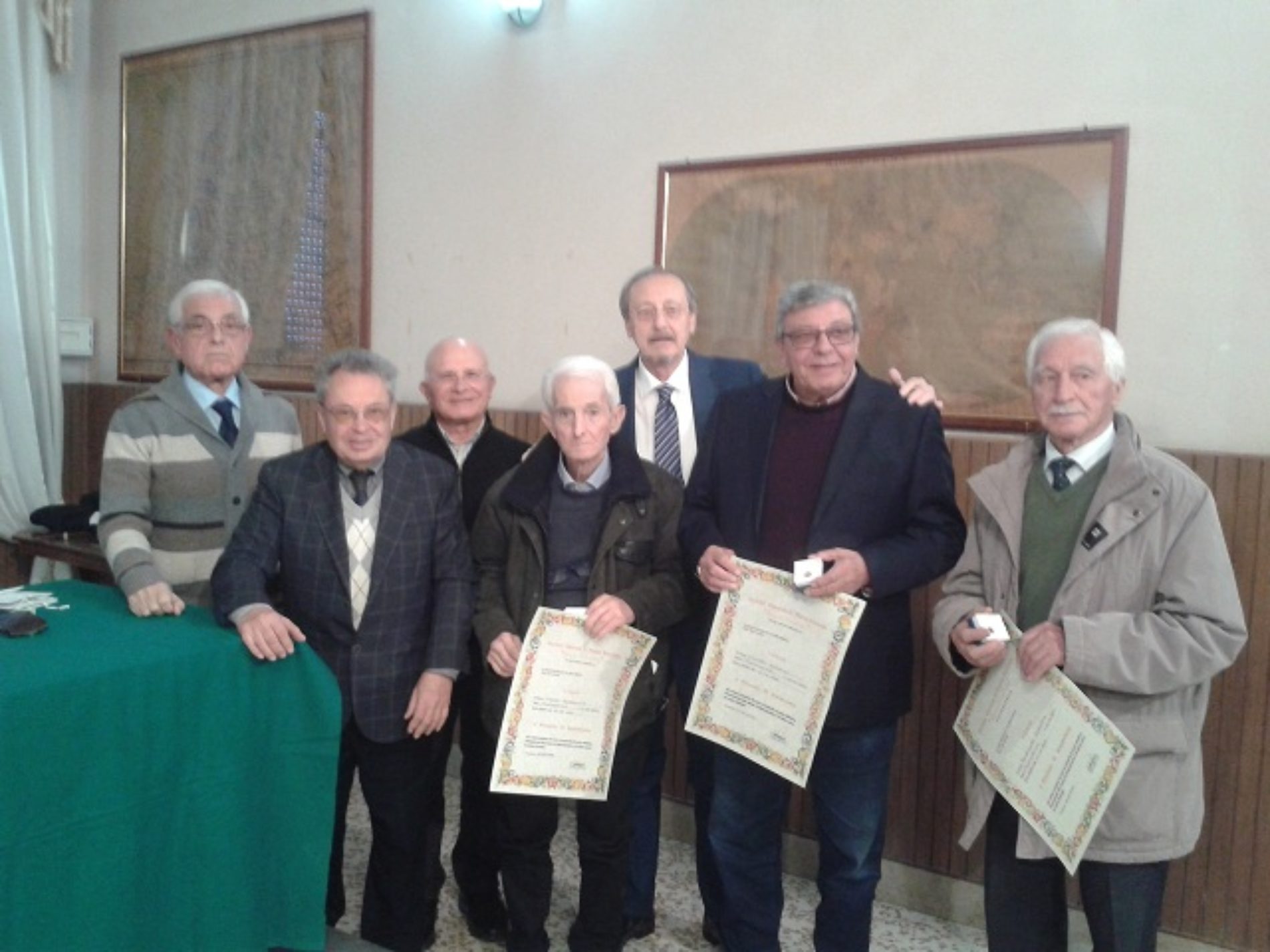Pietraperzia. Nuovi soci benemeriti alla “Regina Margherita”. Sono iscritti al sodalizio da 50 o più anni