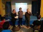 l'insegnante Eliana Bevilacqua, la ginecologa Alida Balsamo e il dirigente scolastico Filippo Aleo