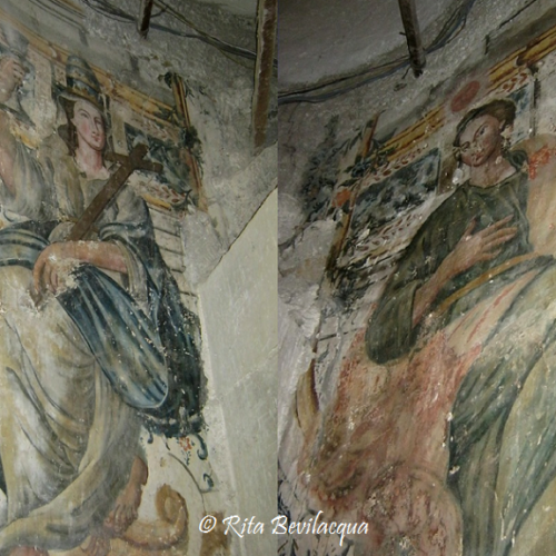 FIDES e SPES: i due affreschi di donna presenti  nell’abside dell’altare della chiesa Maria SS. della Stella