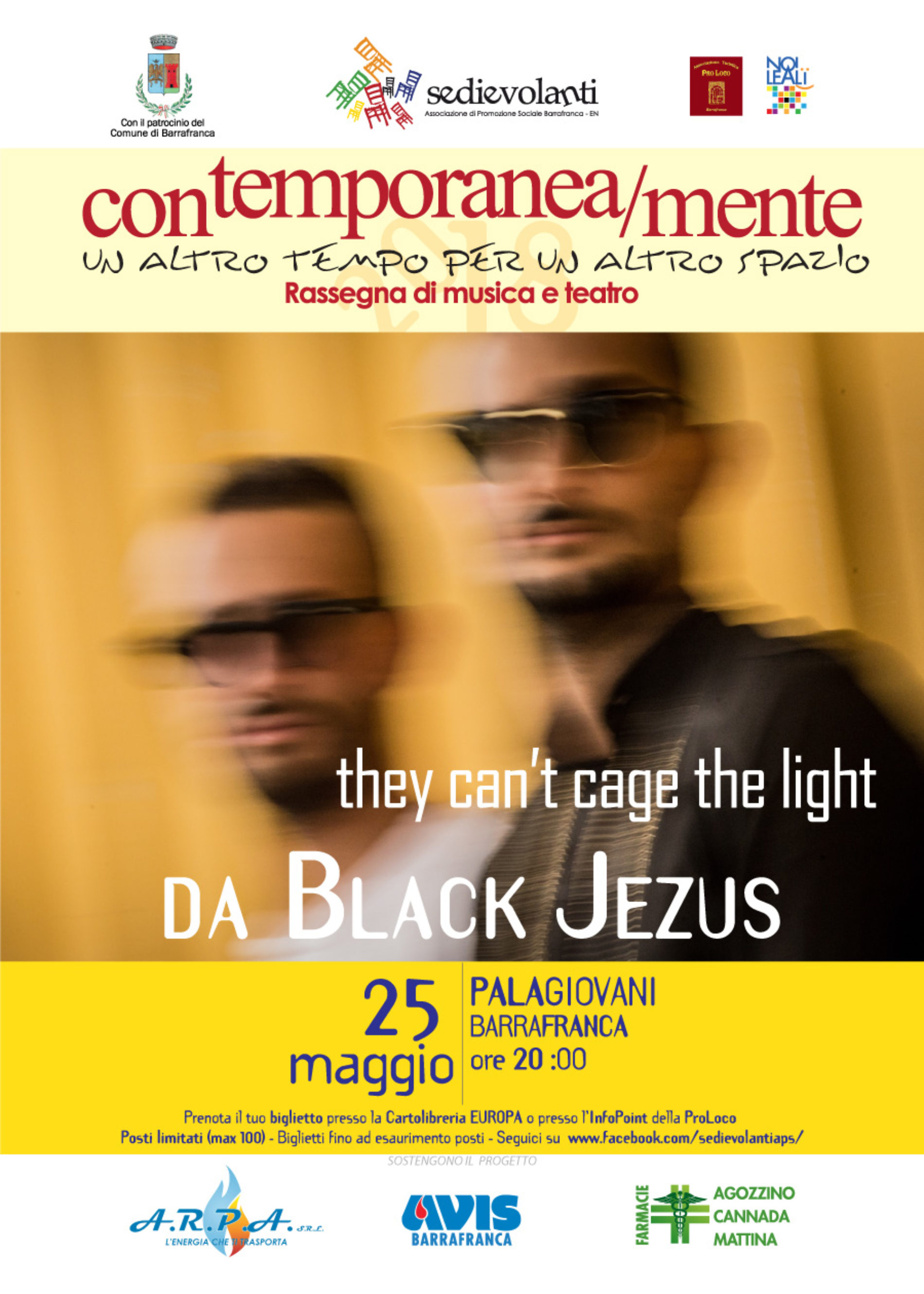 Barrafranca. La Rassegna “Contemporanea/mente 2018” passa alla sessione Little Stage con i Da Black Jezus