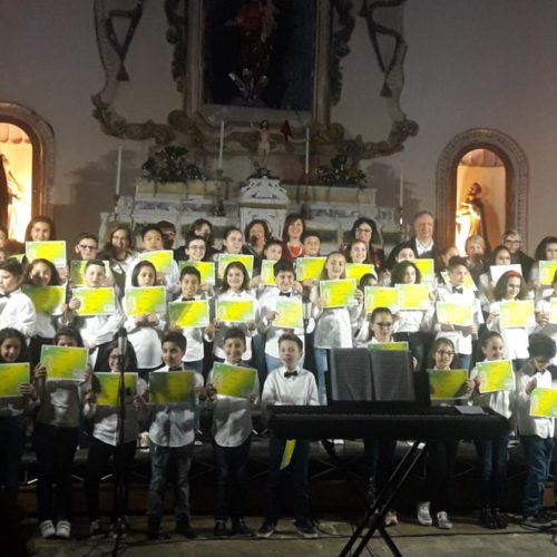 PIETRAPERZIA. Istituto comprensivo Vincenzo Guarnaccia. Grande successo per il coro delle quinte  primaria.