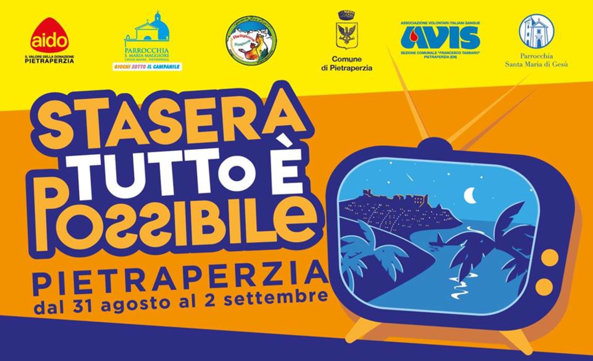 PIETRAPERZIA. Una tre giorni con Giochi a squadre in paese.