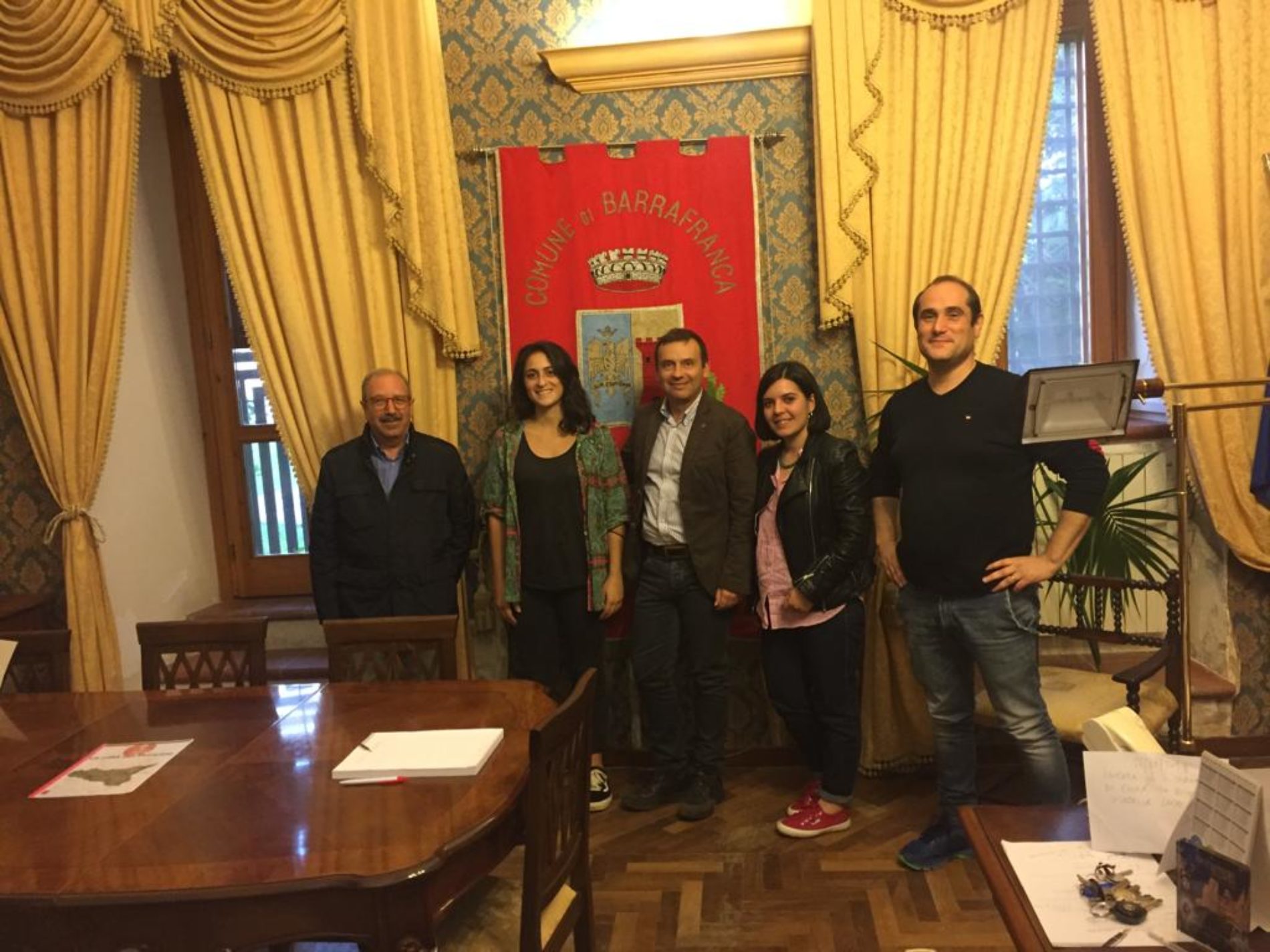 Barrafranca. Sarà rappresentata nel piano nobile di Palazzo Bùtera a Palermo.
