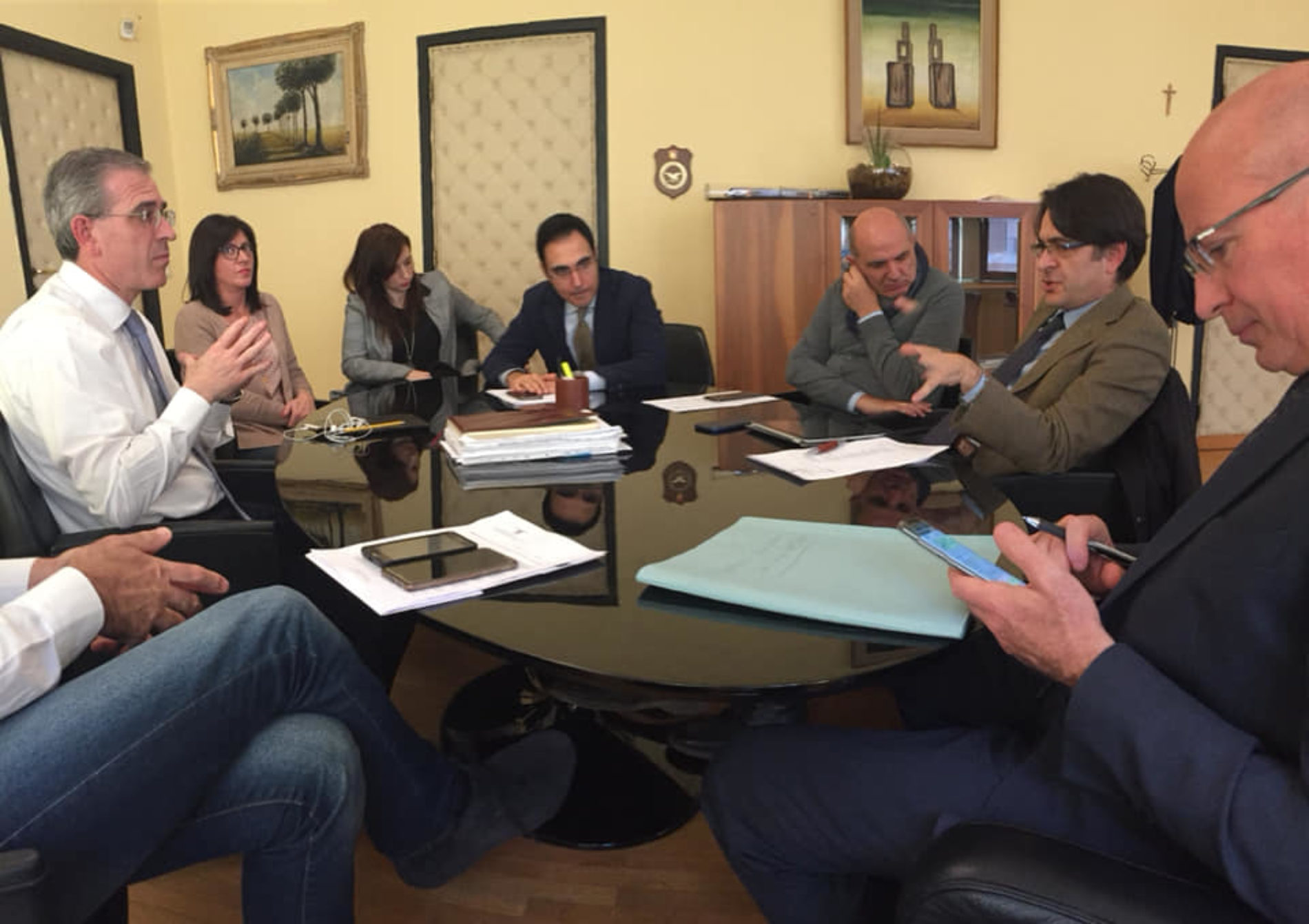 PIETRAPERZIA.  Statale 640. Dir di Pietraperzia. Quasi ultimato il progetto di drenaggio della frana.