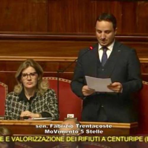 ROMA.  Discarica di Centuripe. Dal Ministero dell’Ambiente arriva nell’aula del Senato la risposta all’interrogazione di Fabrizio Trentacoste
