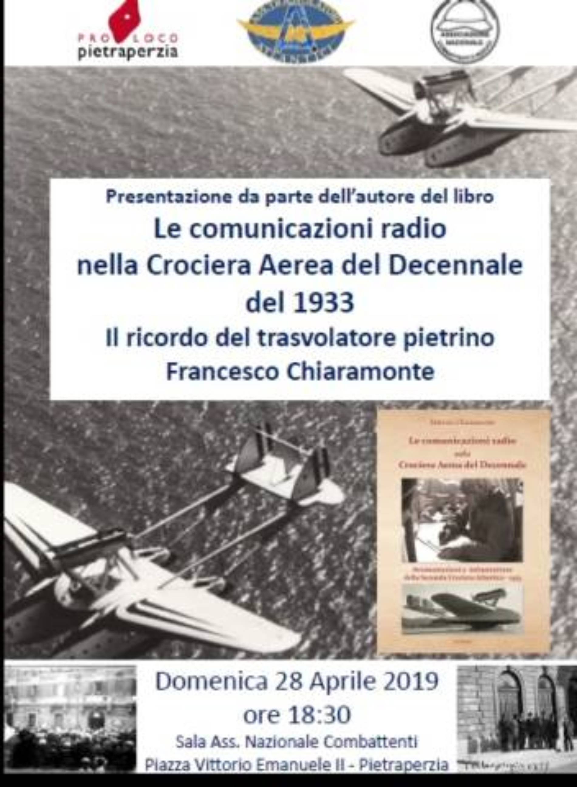 PIETRAPERZIA. Il ricordo delle Crociere Aeree di Balbo a Pietraperzia.