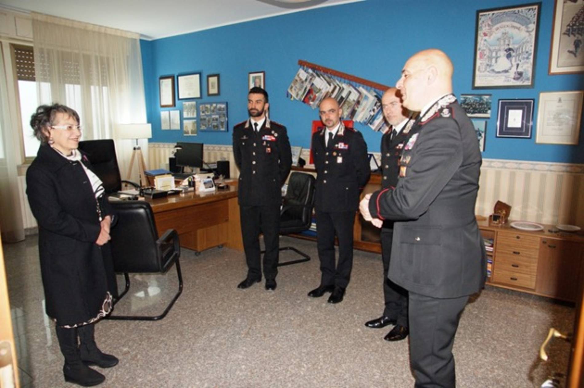 ENNA. Visita istituzionale di Sua Eccellenza il Prefetto della Provincia di Enna al Comando Provinciale dei Carabinieri.
