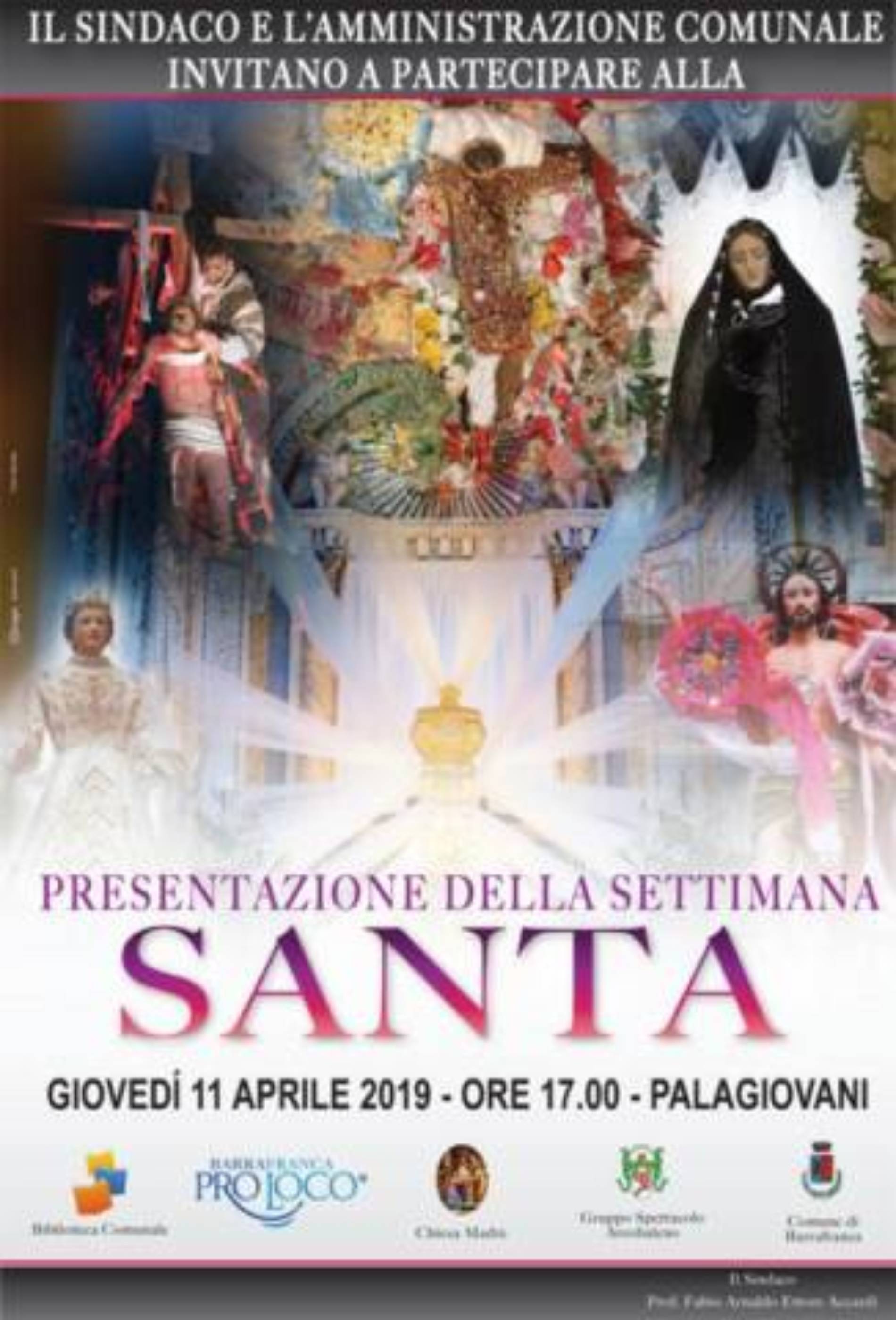 Barrafranca. Presentazione della Settimana Santa barrese 2019