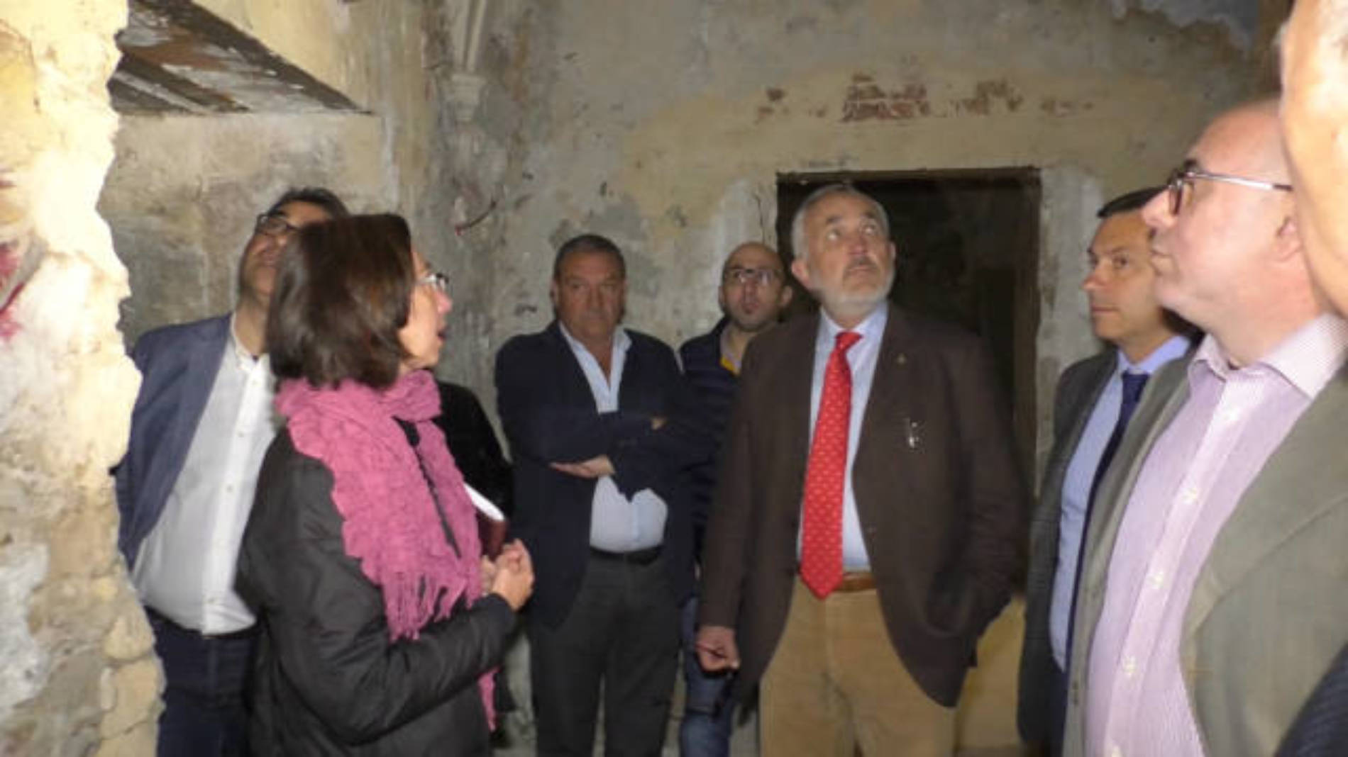 Barrafranca. Il Provveditore alle opere pubbliche di Sicilia e Calabria visita la chiesa di San Benedetto