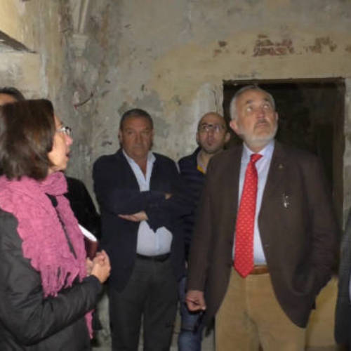 Barrafranca. Il Provveditore alle opere pubbliche di Sicilia e Calabria visita la chiesa di San Benedetto