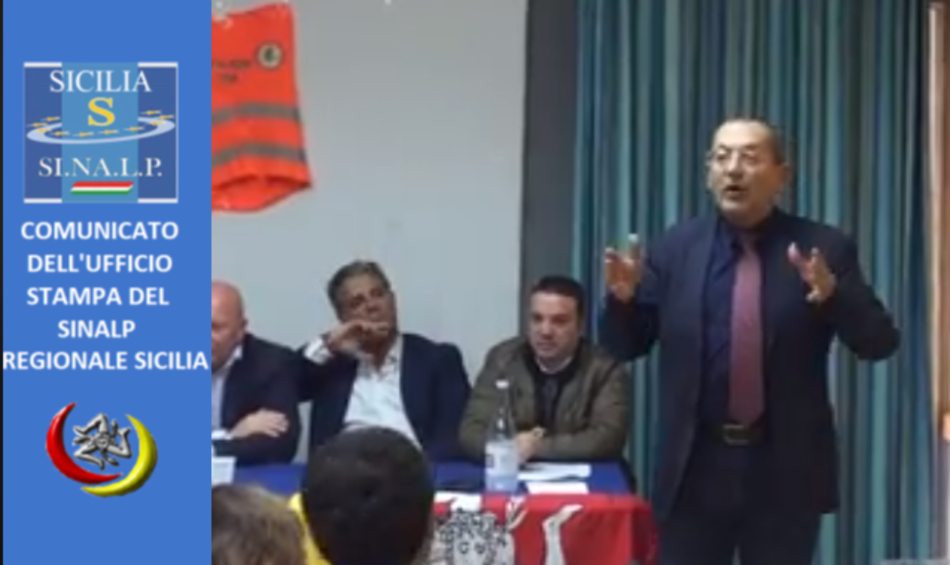 Conferenza stampa del sinalp sicilia per la soluzione al precariato dei forestali siciliani