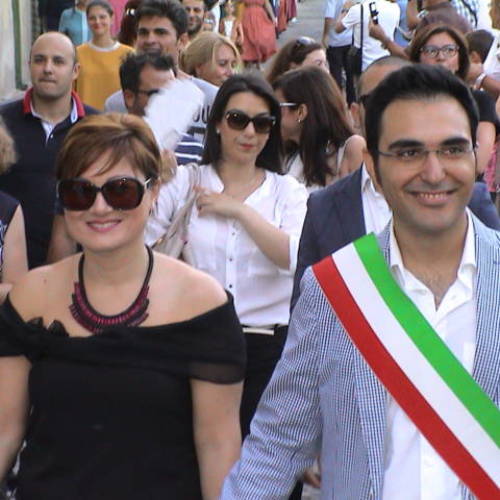 PIETRAPERZIA. Fiocco rosa a casa del sindaco Antonio Bevilacqua e di sua moglie Michela Ciulla.