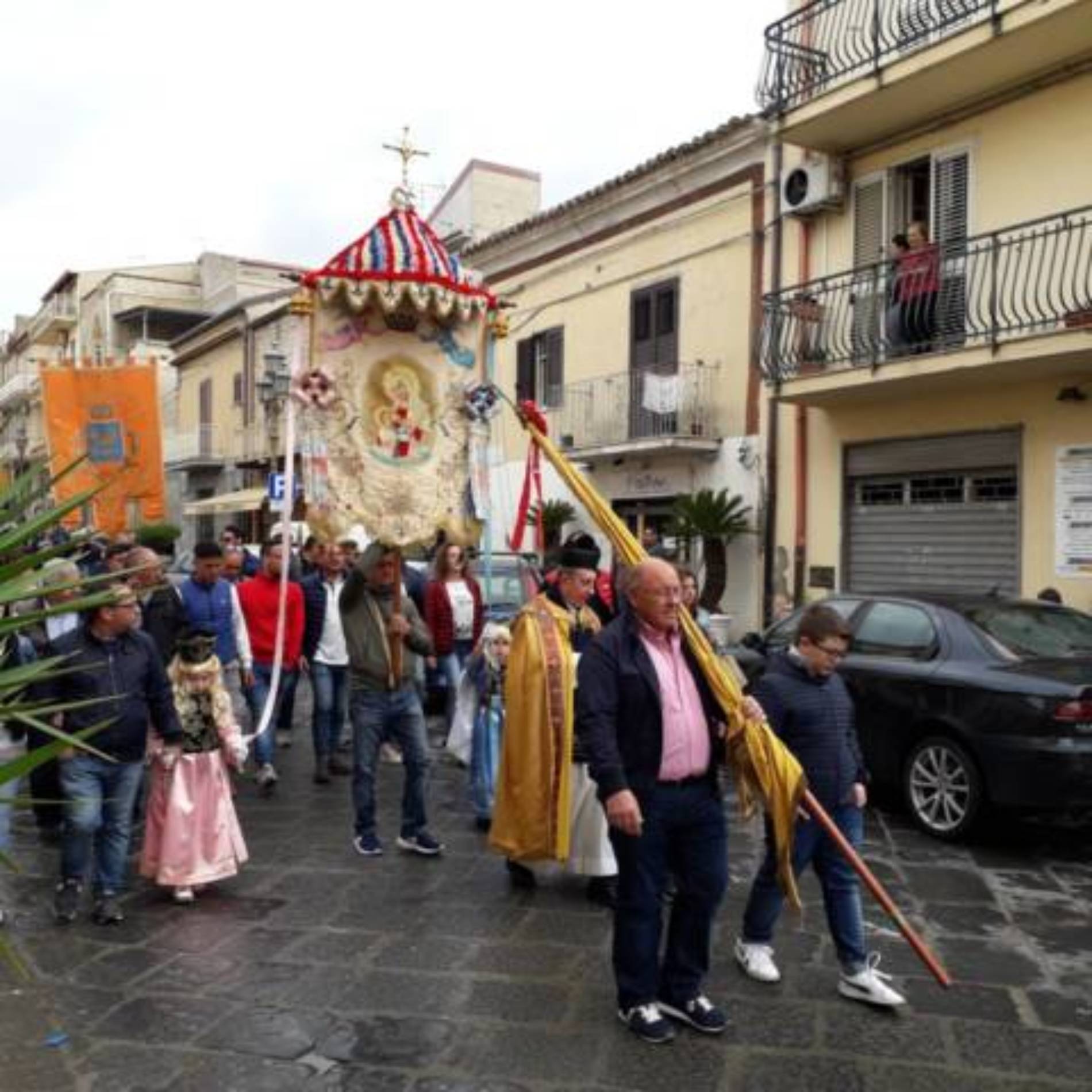 PIETRAPERZIA.  Oggi più di trenta camion e numerosi fedeli al “Sabato dei Camionisti 2019”