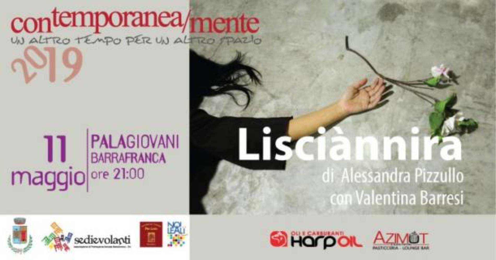 Sabato 11 maggio, al Palagiovani di Barrafranca, appuntamento di teatro con “Lisciànnira”