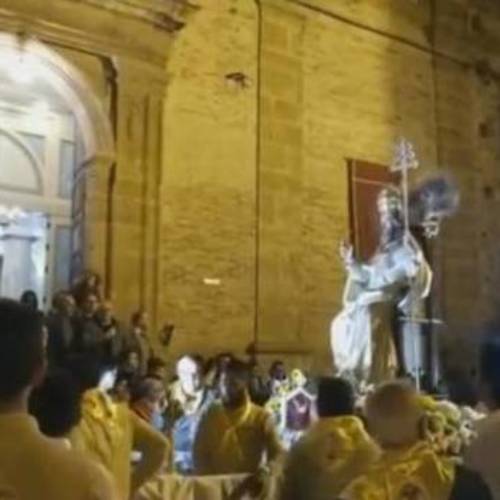 Barrafranca. [VIDEO] La processione di Sant’Alessandro