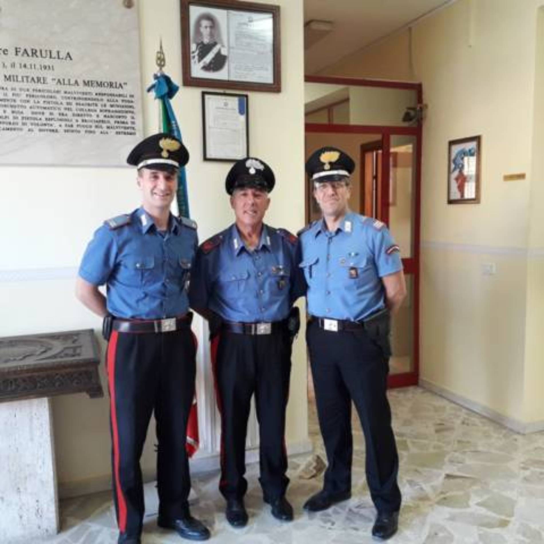 PIETRAPERZIA. In pensione l’appuntato scelto dei carabinieri Nunzio Agnello.