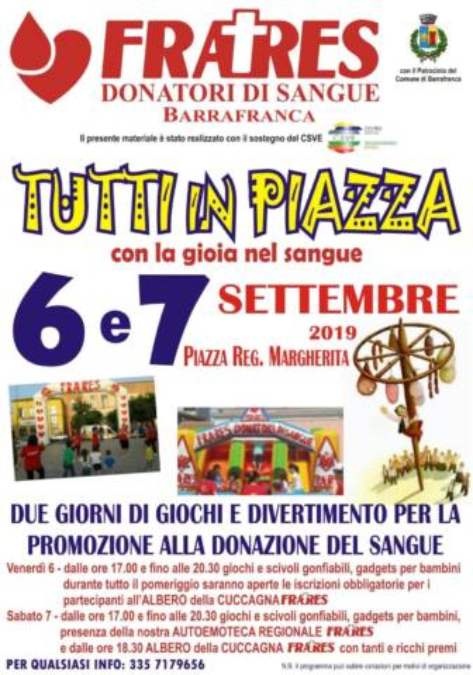 BARRAFRANCA. Varie manifestazioni, ad inizio settembre, organizzate dal Comune.