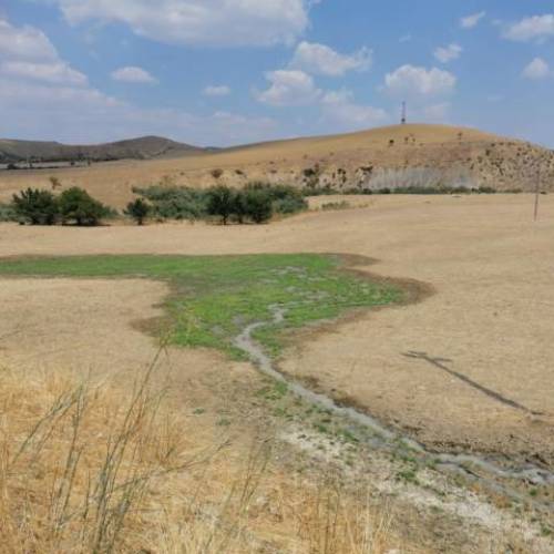 PIETRAPERZIA. VIDEO Grossa perdita di acqua in contrada “Ficodindia” lungo la statale 560 Pietraperzia Caltanissetta.