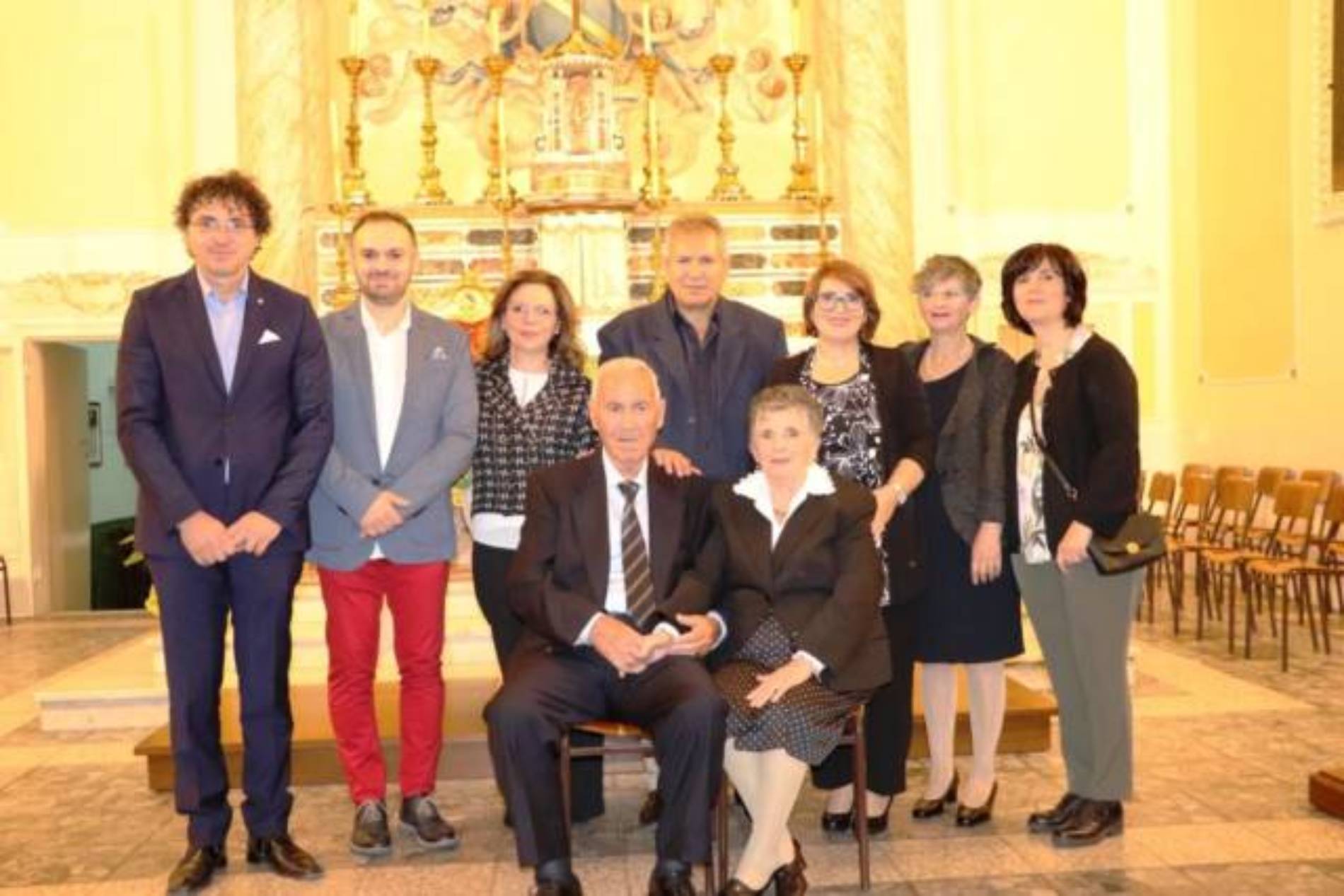 PIETRAPERZIA. 70 anni di matrimonio per Giovanni Di Natale e Carmela Viola.