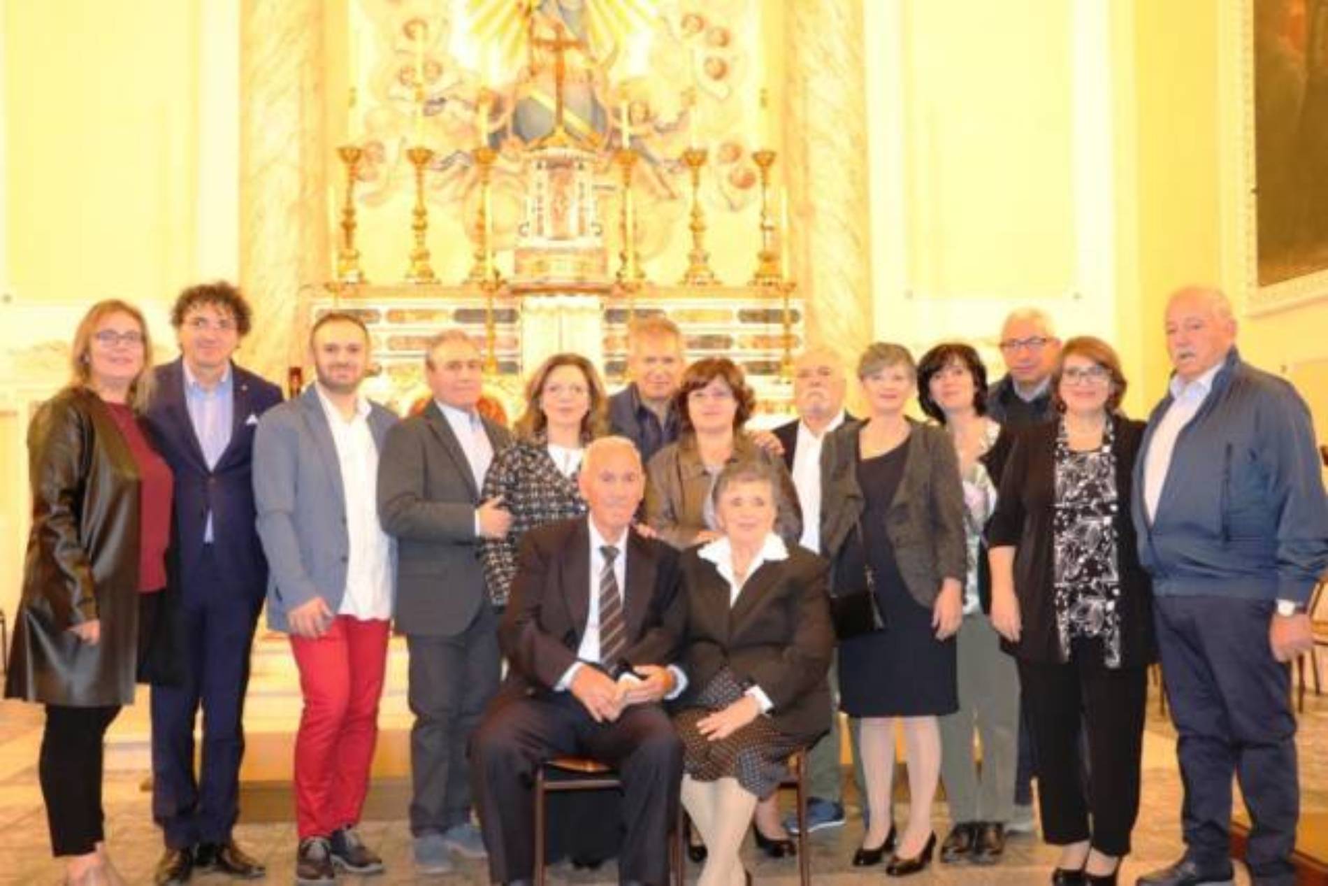 PIETRAPERZIA. 70 anni di matrimonio per Giovanni Di Natale e Carmela Viola.