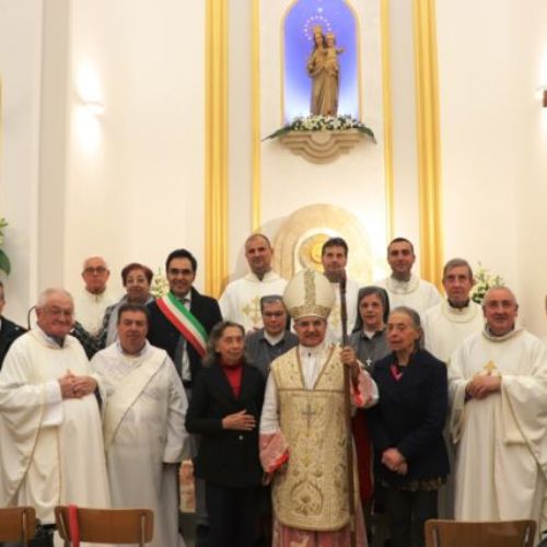 PIETRAPERZIA. Riaperta al culto, dopo 5 anni dalla sua chiusura, la cappella dell’istituto delle suore Figlie di Maria Ausiliatrice di viale Marconi.
