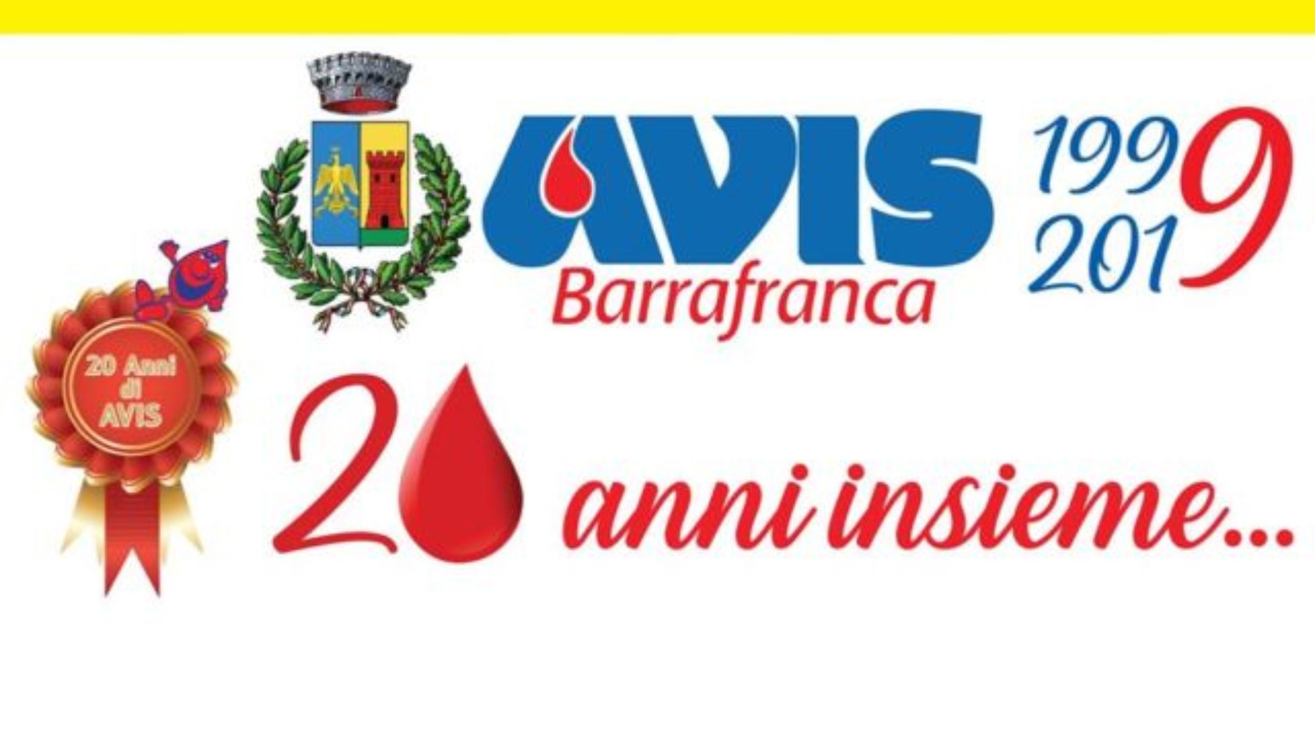 Barrafranca. 1 dicembre 2019.Ventennale AVIS, il programma dei festeggiamenti