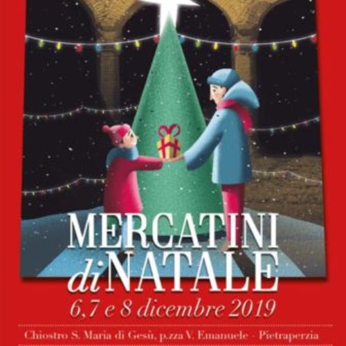 PIETRAPERZIA.  Con i mercatini di Natale cominciate le manifestazioni natalizie 2019.
