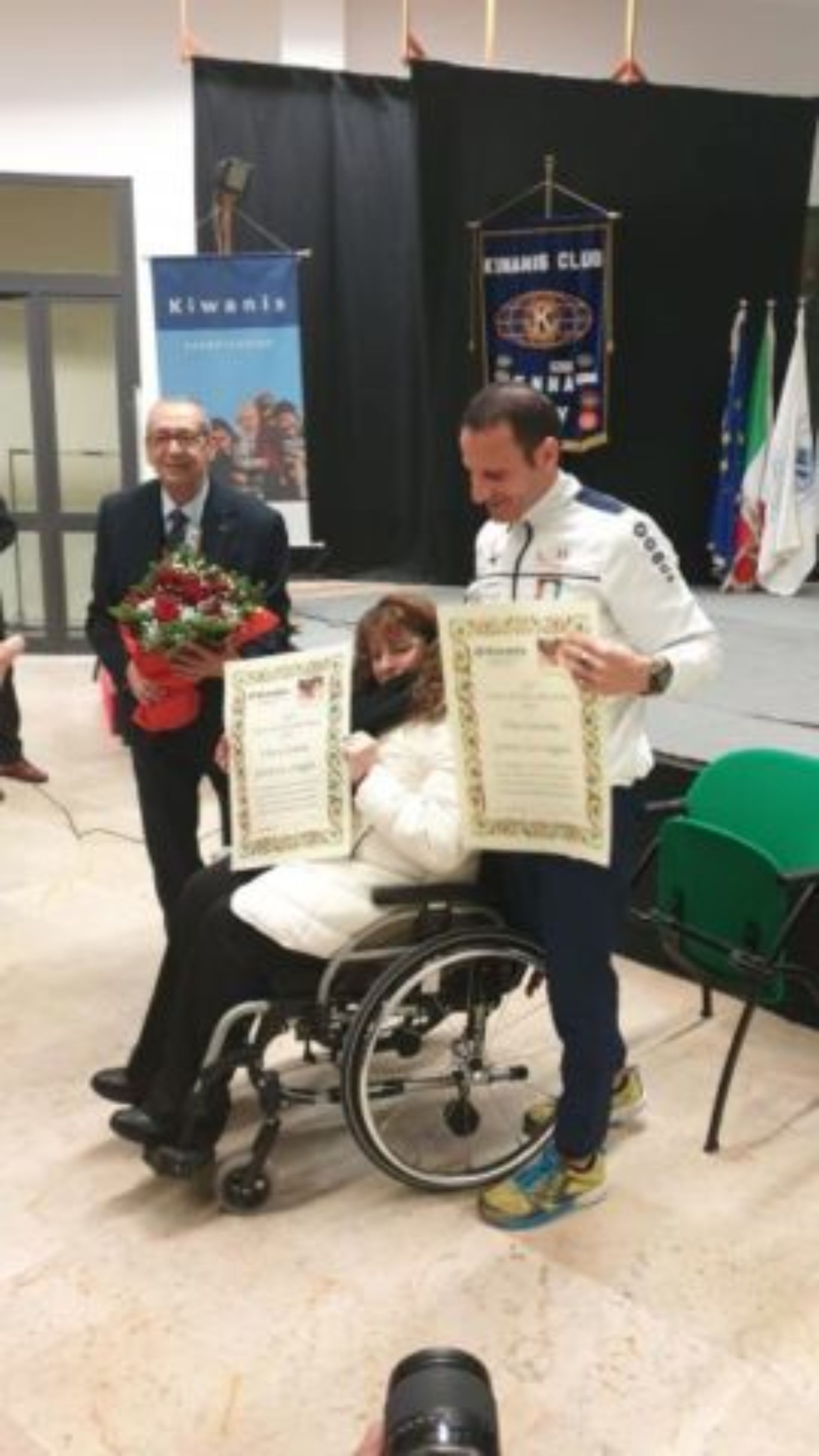 ENNA. Premio della Bontà dal Kiwanis Club di Enna A Vito Massimo Catania e  a Giusy La Loggia.