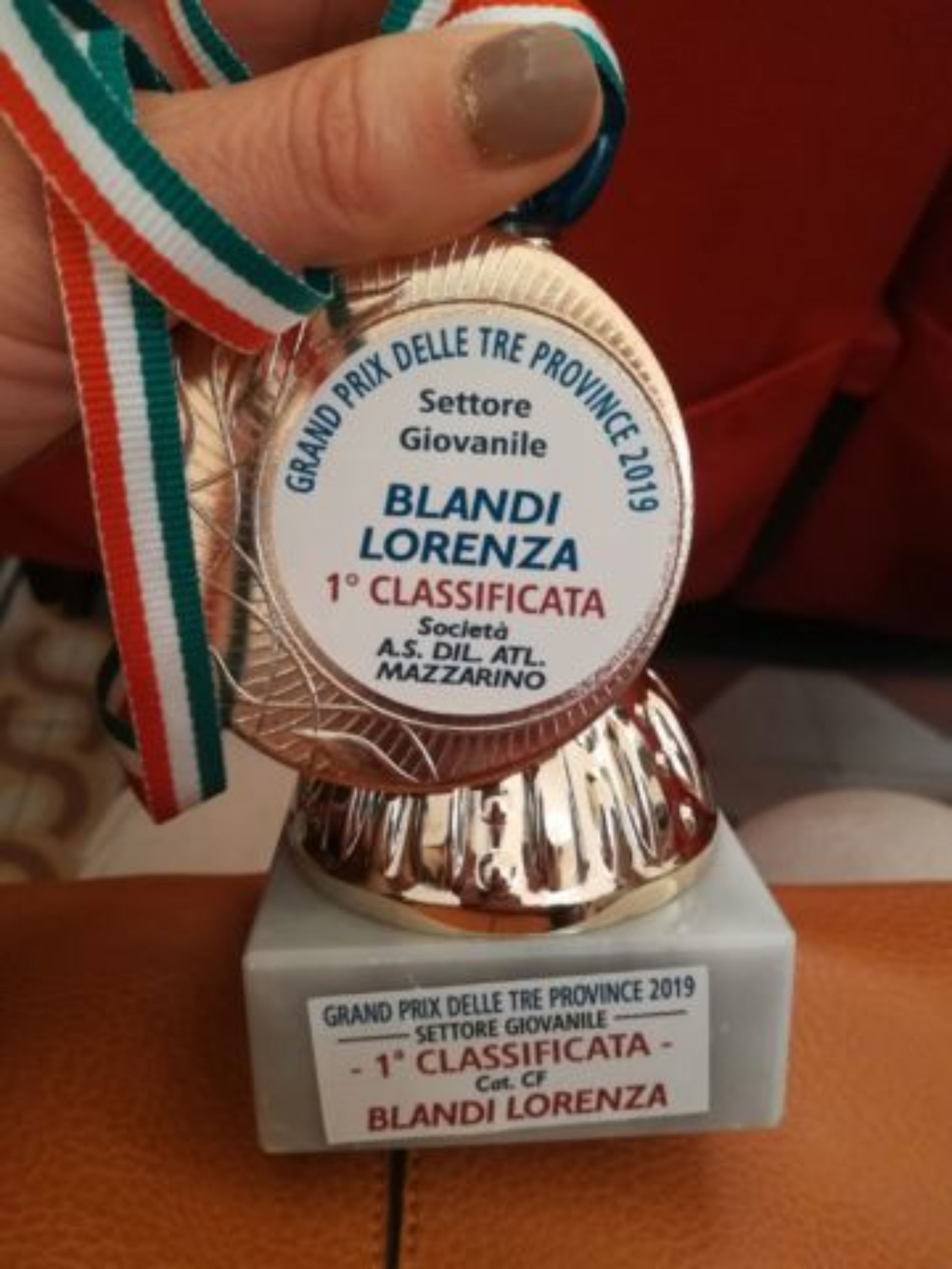 Un 2019 eccellente per l’atleta barrese Lorenza Blandi