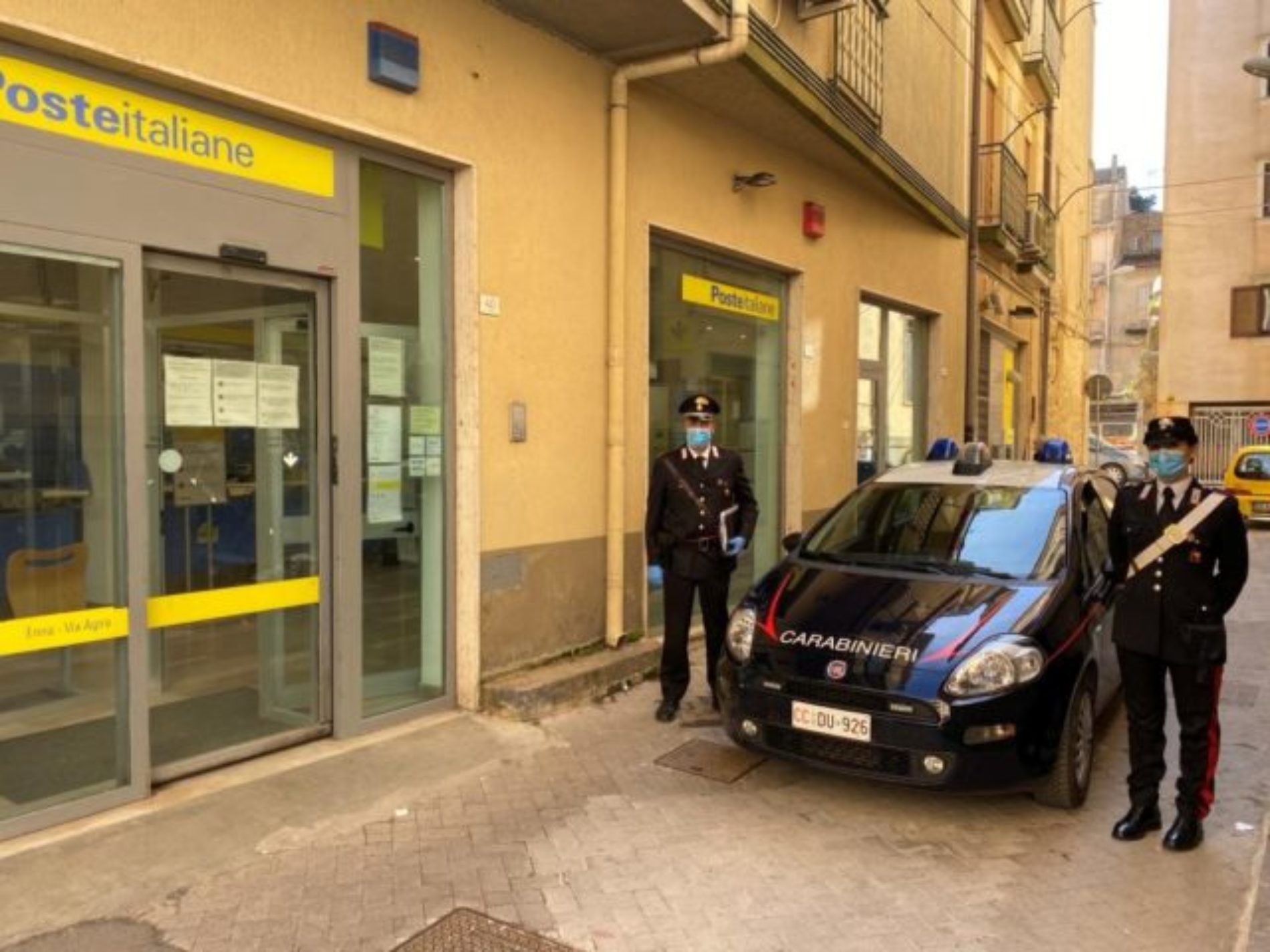 ENNA Convenzione Arma dei Carabinieri – Poste Italiane. “Riscosse e consegnate ai rispettivi domicili dai carabinieri di Enna le pensioni di alcuni over 75enni”