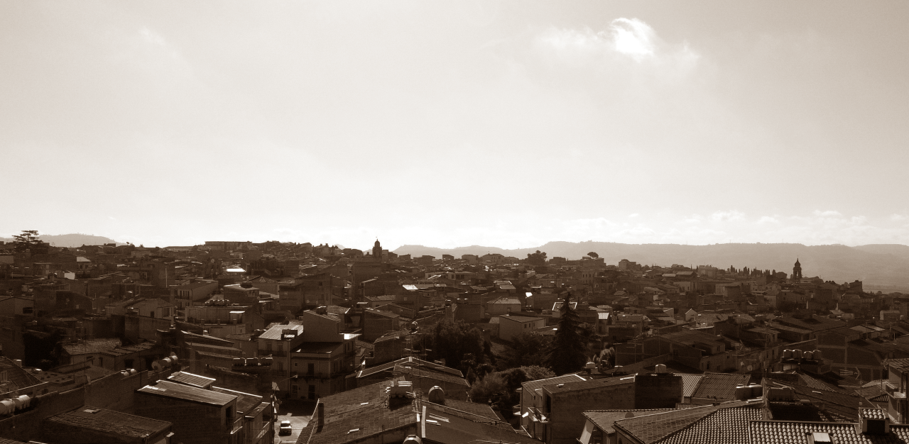 barrafranca panorama seppia
