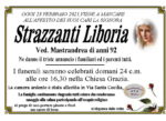 ANNUNCIO DI STRAZZANTI LIBORIA VED. MASTRANDREA