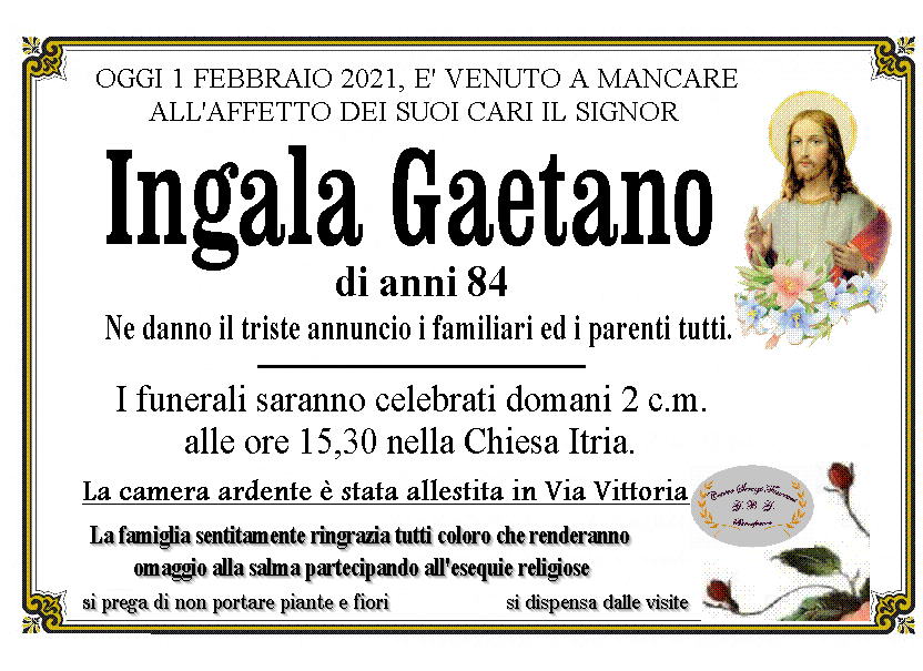 annuncio DI INGALA GAETANO VIA VITTORIA