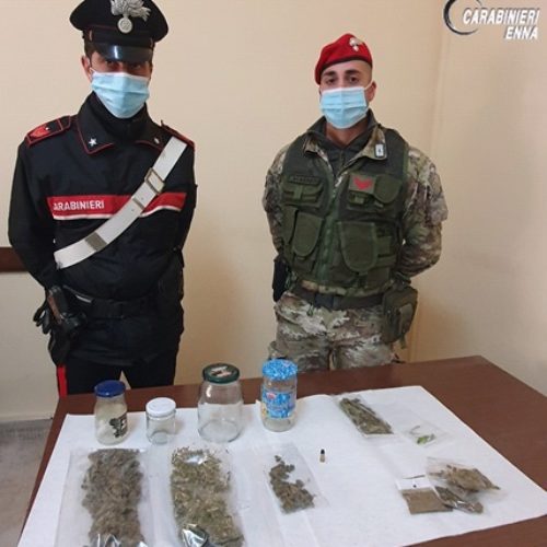 Piazza Armerina. Arrestato 51enne, sequestrati oltre 130 grammi di Marjuana