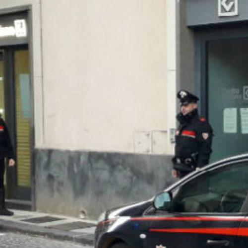 ARRESTI PER LA RAPINA ALLA BANCA CREDITO VALTELLINESE DI ENNA