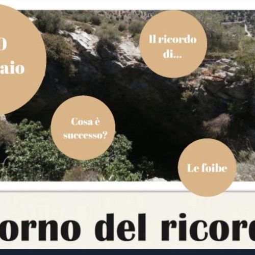 PIETRAPERZIA. Il Giorno del Ricordo con alunni e docenti del Guarnaccia.