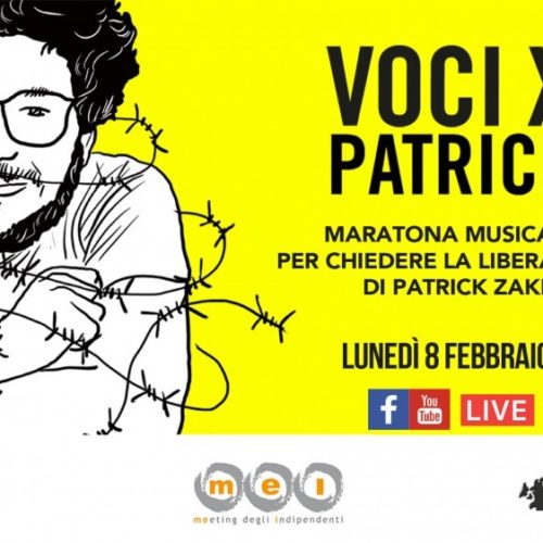 UNA GRANDE MARATONA MUSICALE PER PATRICK ZAKI